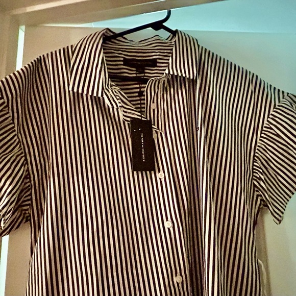 Tommy Hilfiger Dresses & Skirts - Tommy Hilfiger Striped Shirt Dress NWT